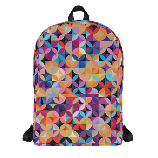 Multicolor Illusions - Sustainably Made Backpack