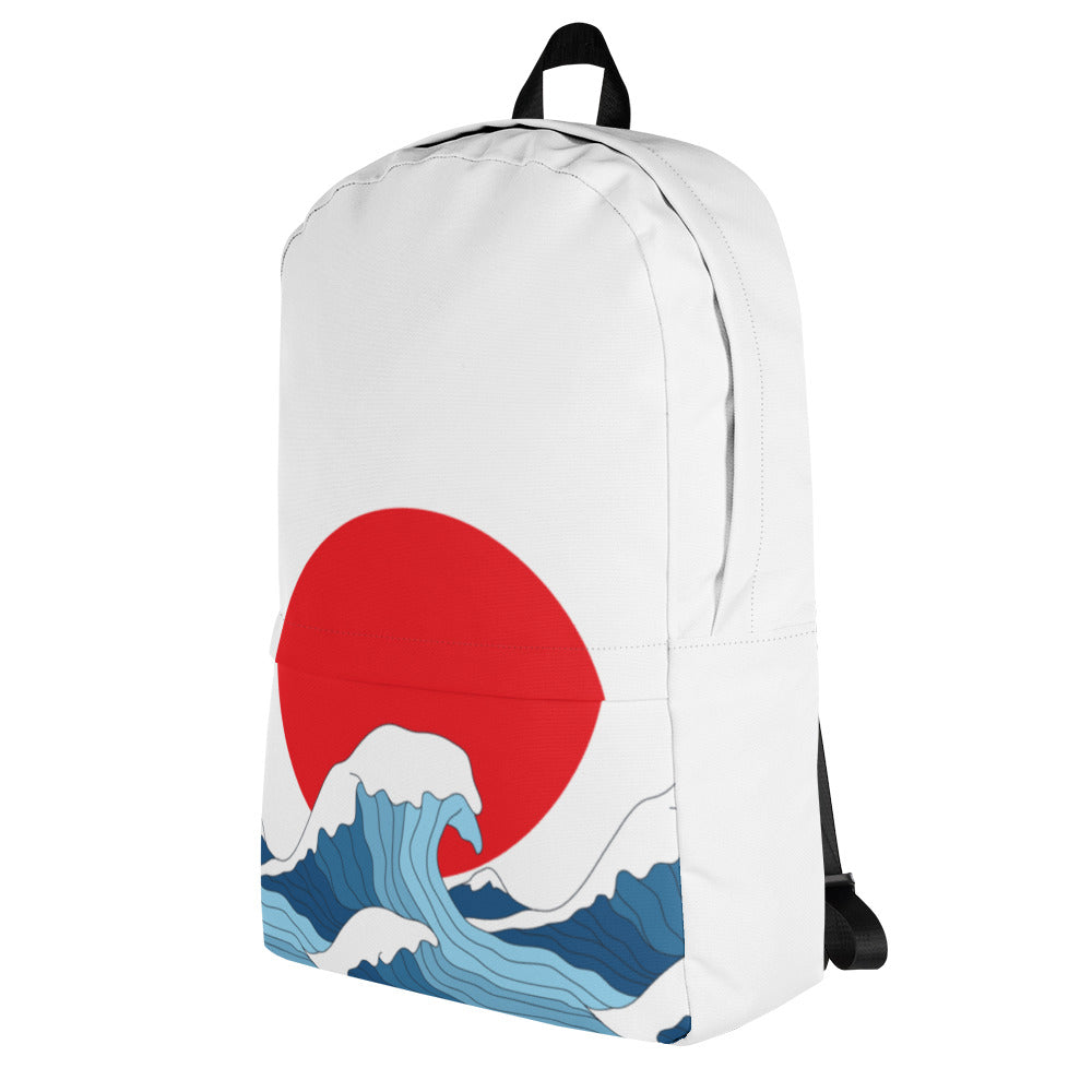 Japanese Wave - Sustainably Made Backpack