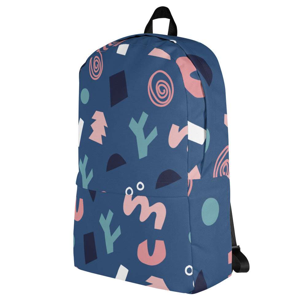 Abstract Shape - Sustainably Made Backpack