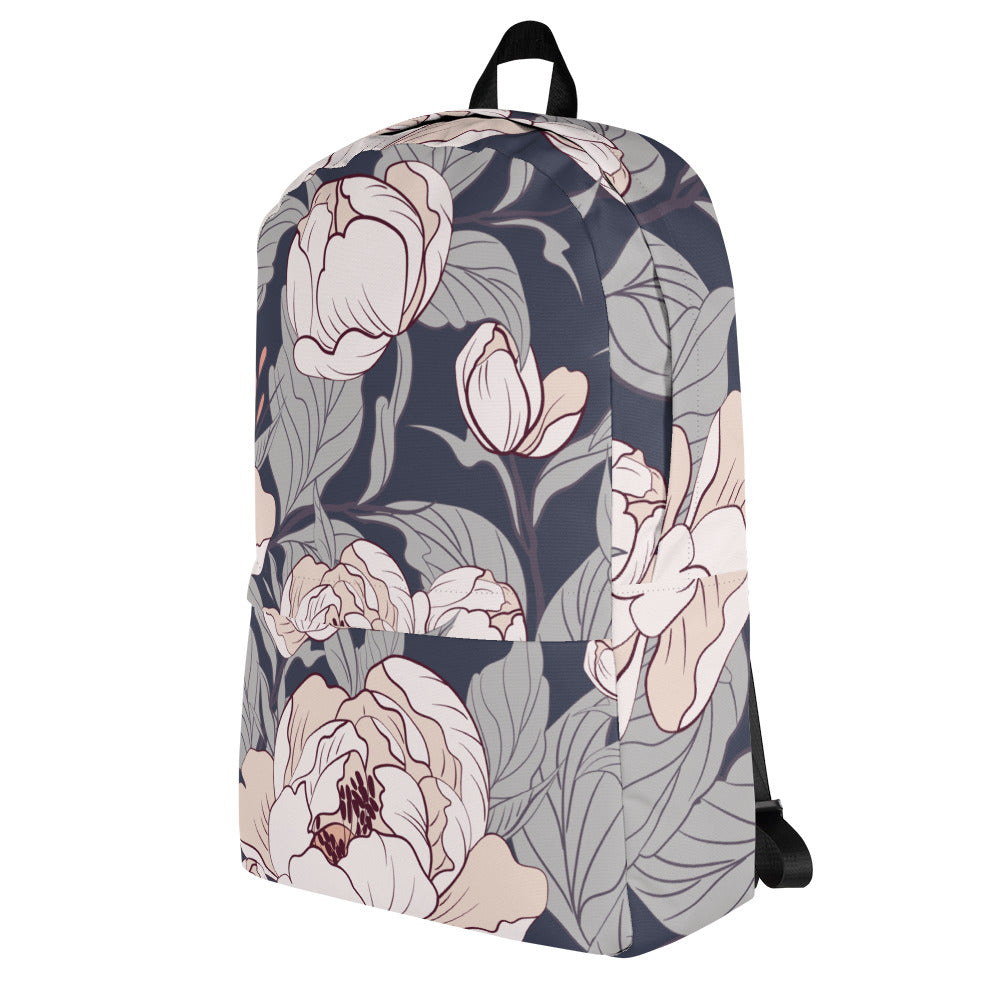 Flower Painting - Sustainably Made Backpack