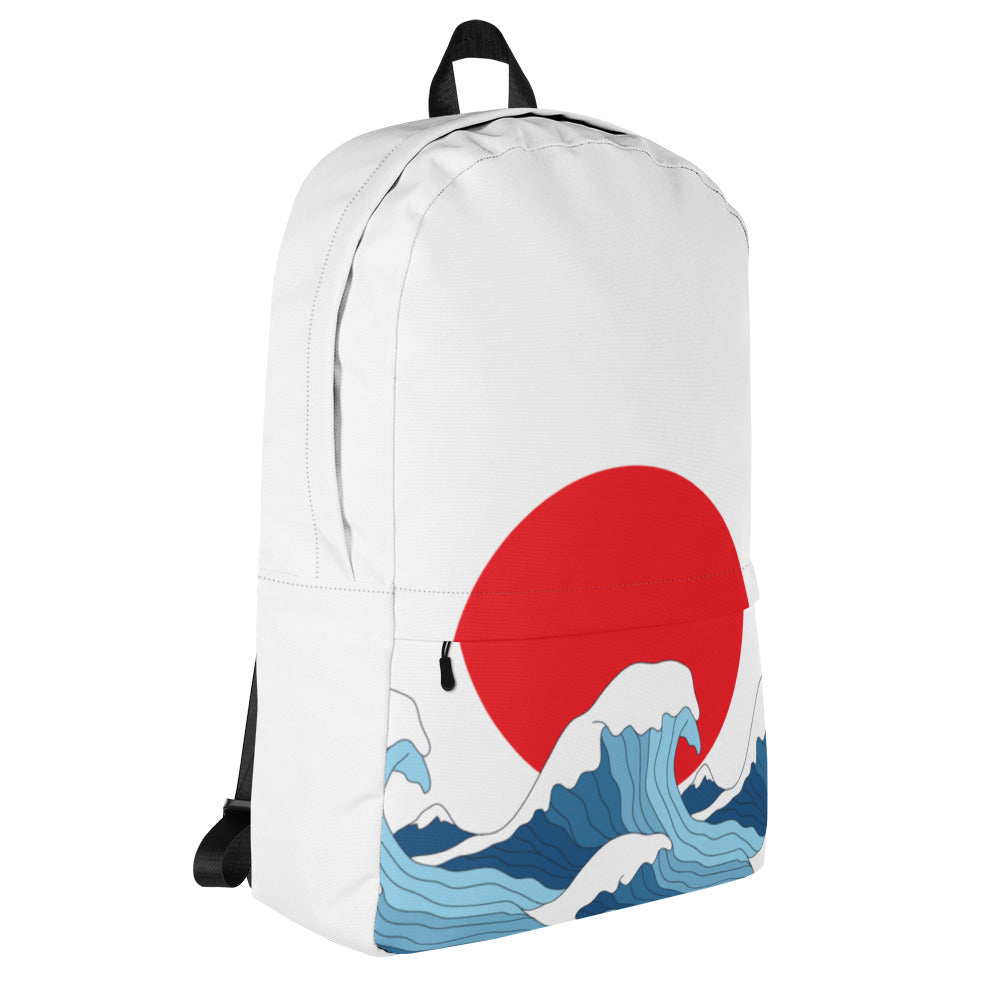 Japanese Wave - Sustainably Made Backpack