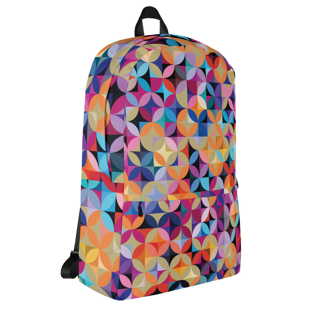 Multicolor Illusions - Sustainably Made Backpack