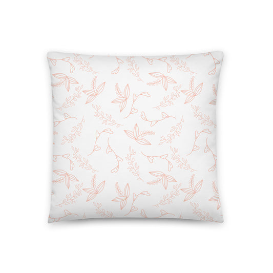 White Floral - Sustainably Made Pillows
