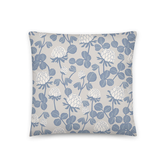 Grey Floral - Sustainably Made Pillows