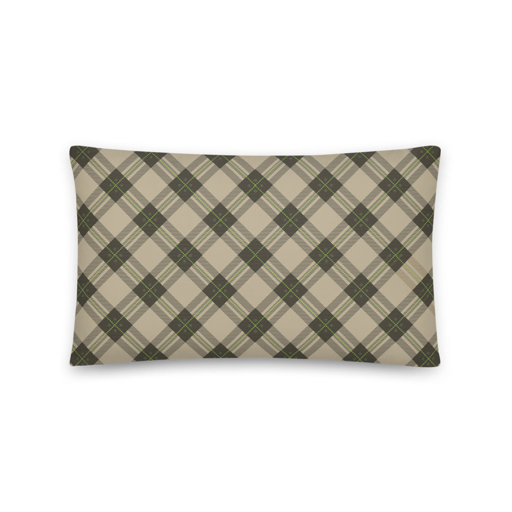 Brown Tartan - Sustainably Made Pillows