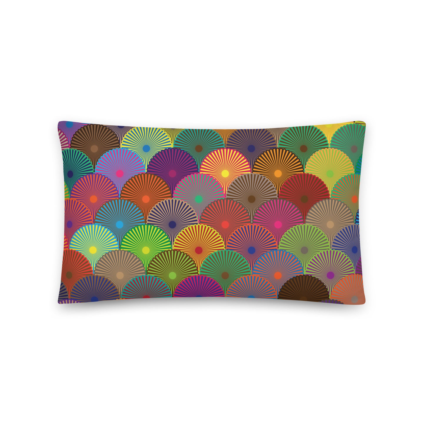 Colorful Flower Circles - Sustainably Made Pillows