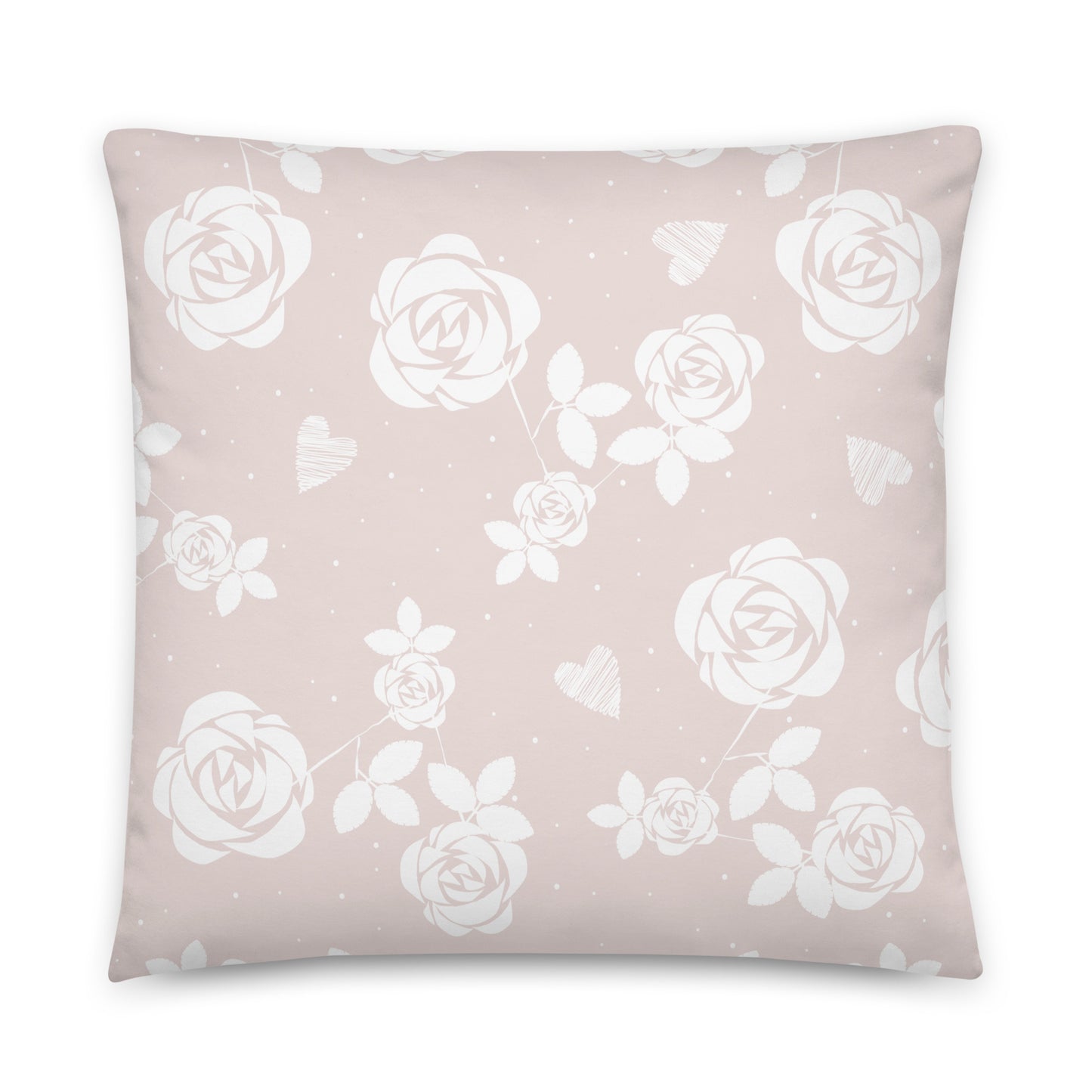 Baby Pink Floral - Sustainably Made Pillows