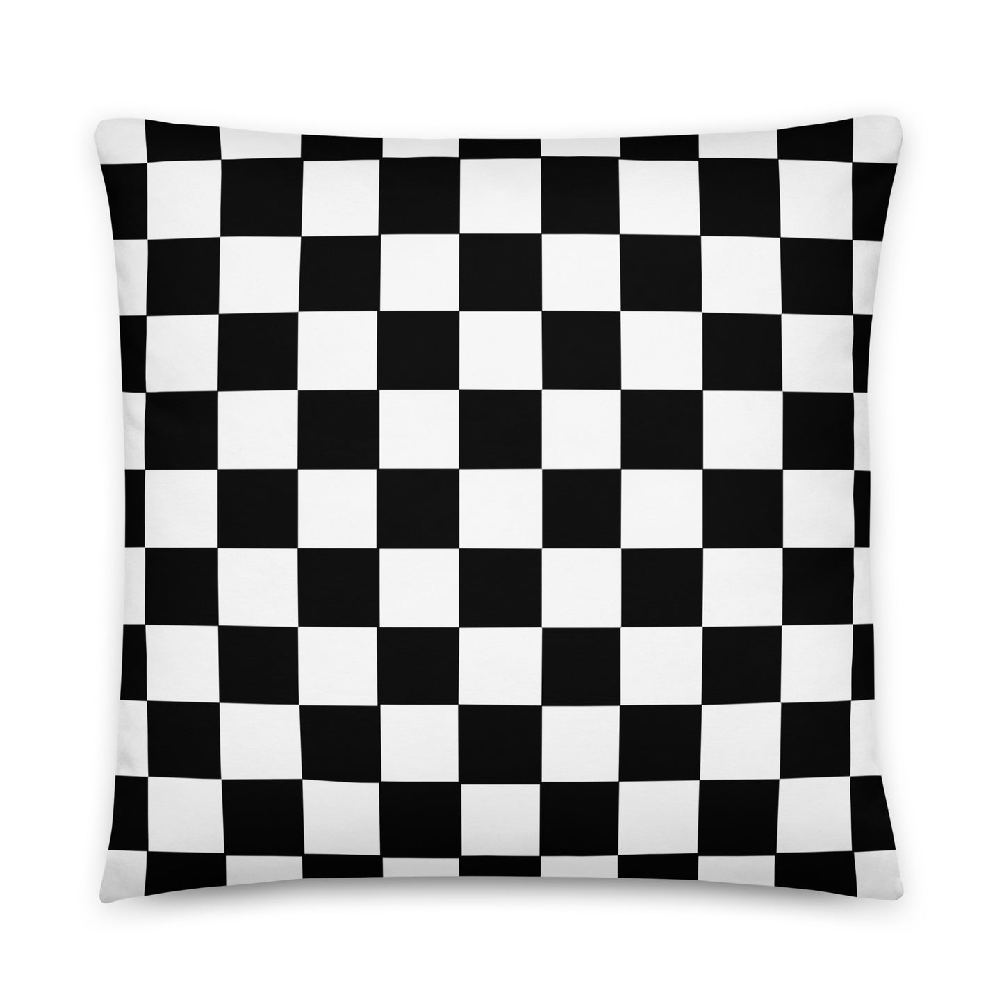 Black & White Chequered Flag - Sustainably Made Pillows