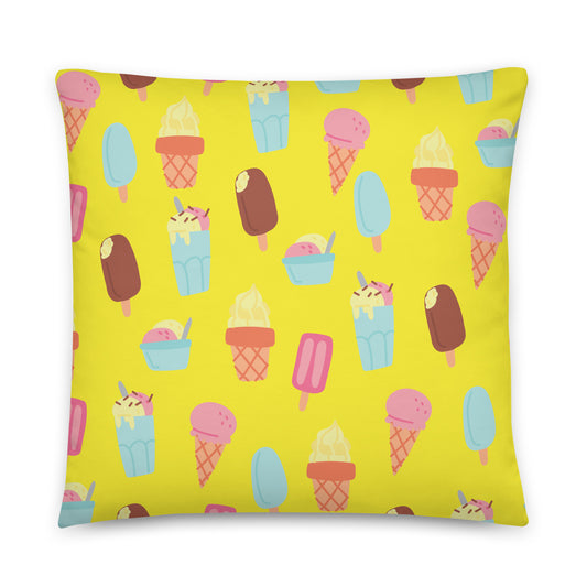 Summertime Ice Cream - Sustainably Made Pillows