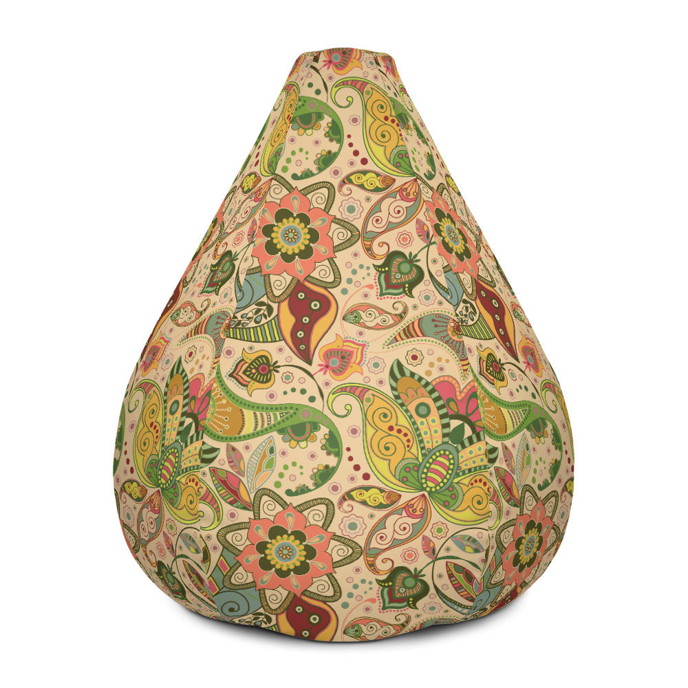 Floral Tribe - Sustainably Made Bean Bag Chair Cover