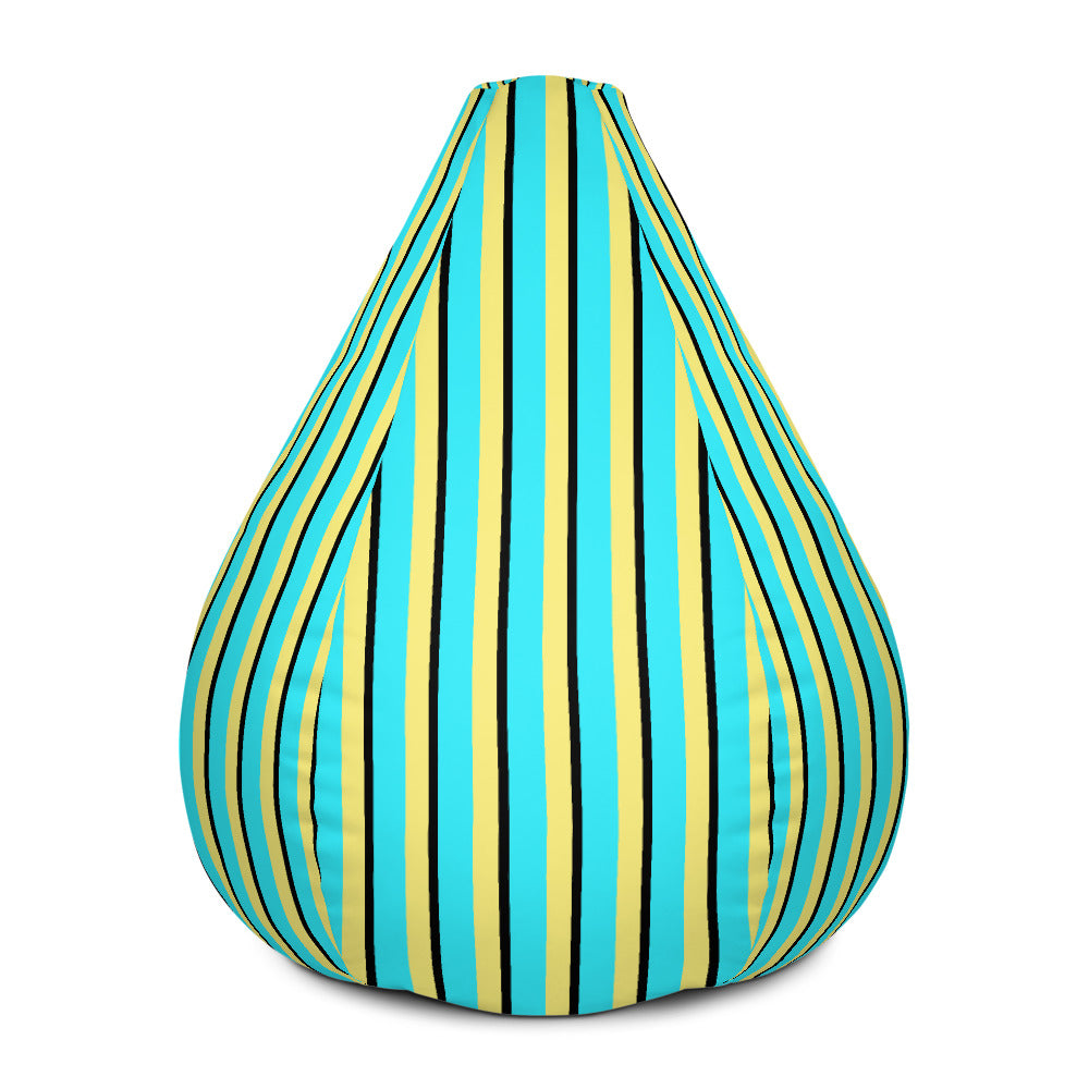 Vintage Stripes - Inspired By Harry Styles - Sustainably Made Bean Bag Chair Cover