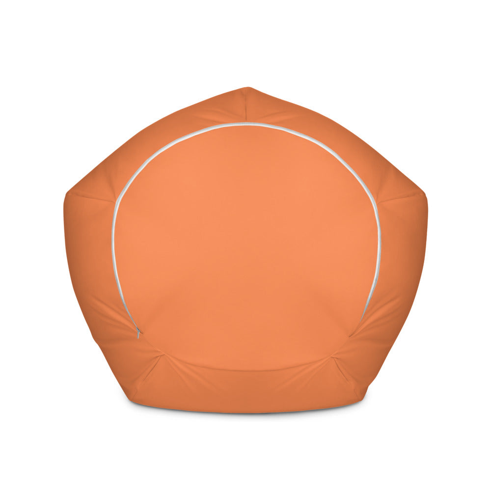 Orange - Sustainably Made Bean Bag Chair Cover