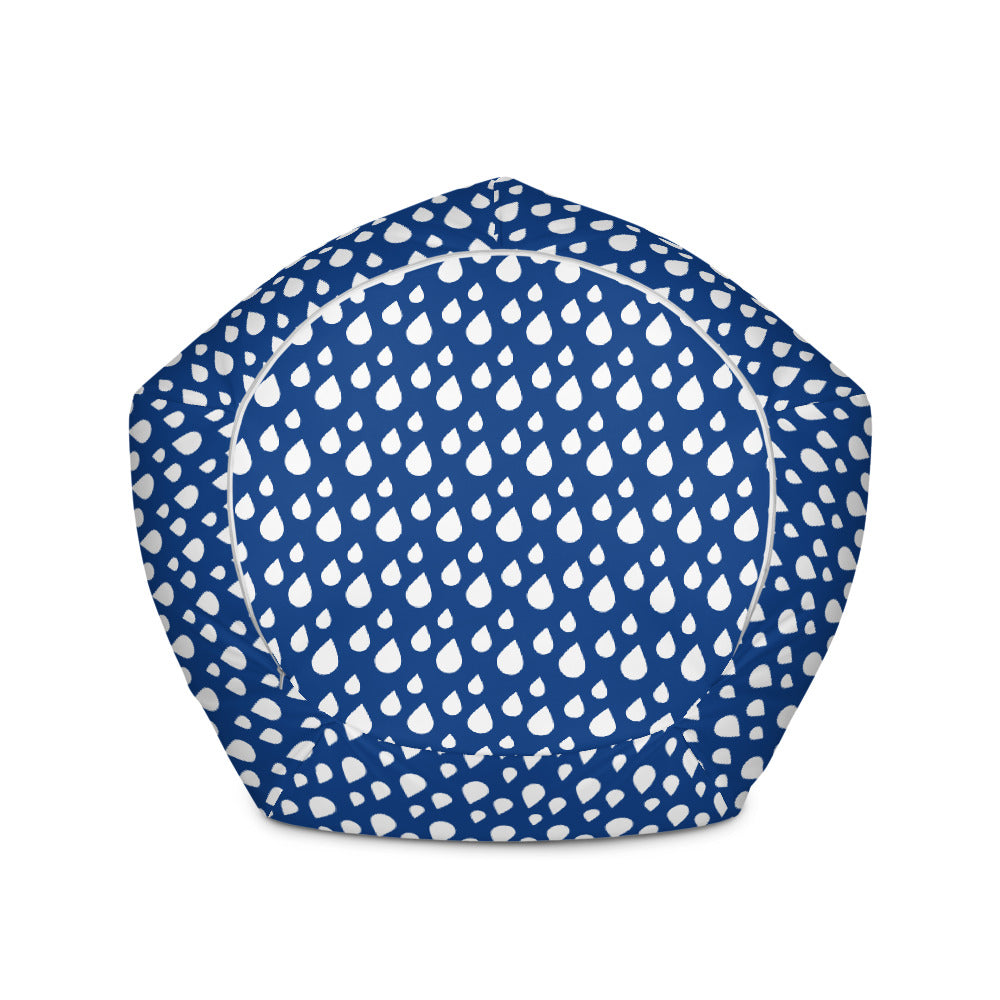 Rain Drops - Sustainably Made Bean Bag Chair Cover