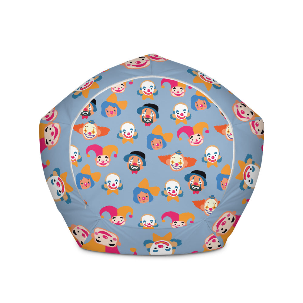 Clown Pattern - Sustainably Made Bean Bag Chair Cover