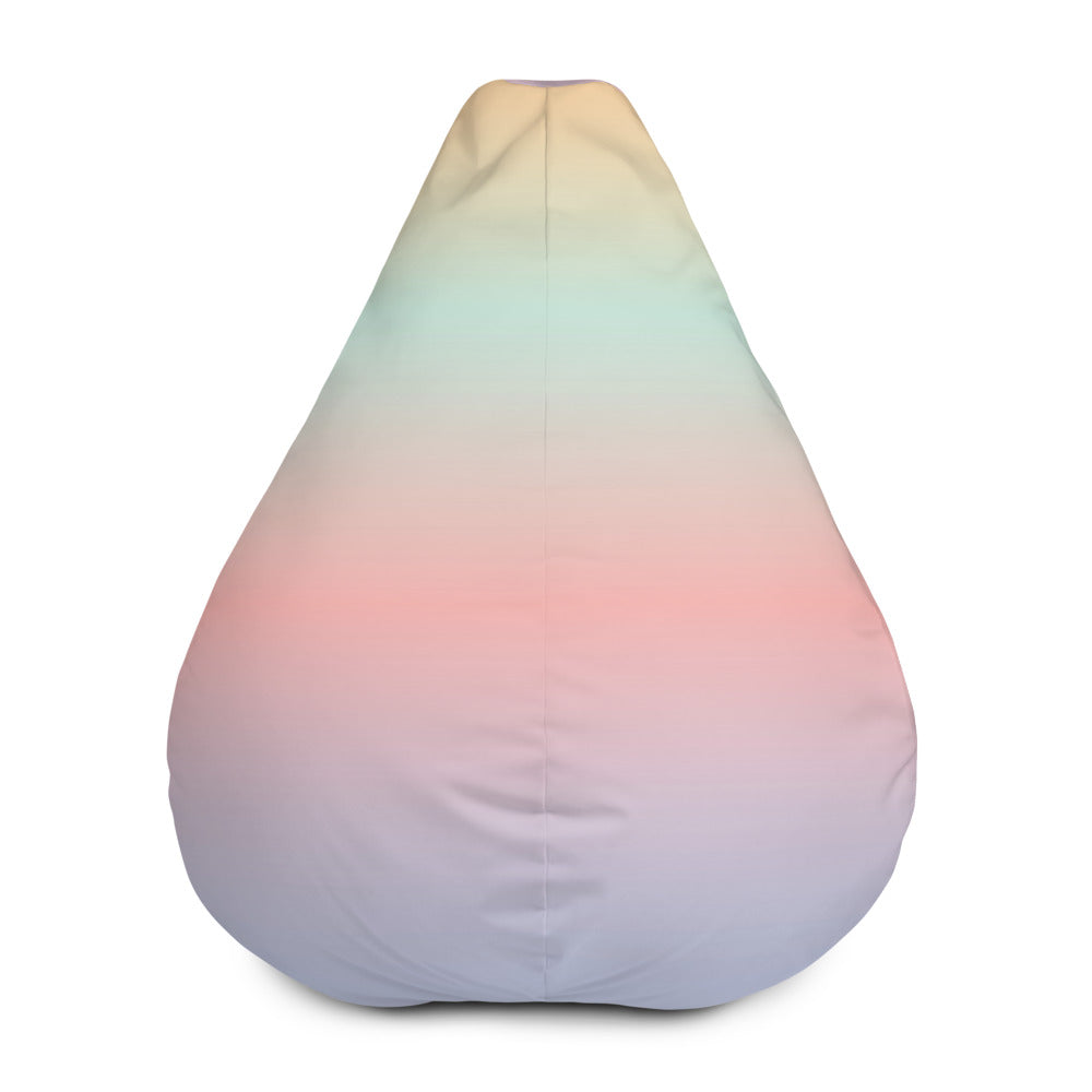 Pastel rainbow - Sustainably Made Bean Bag Chair Cover