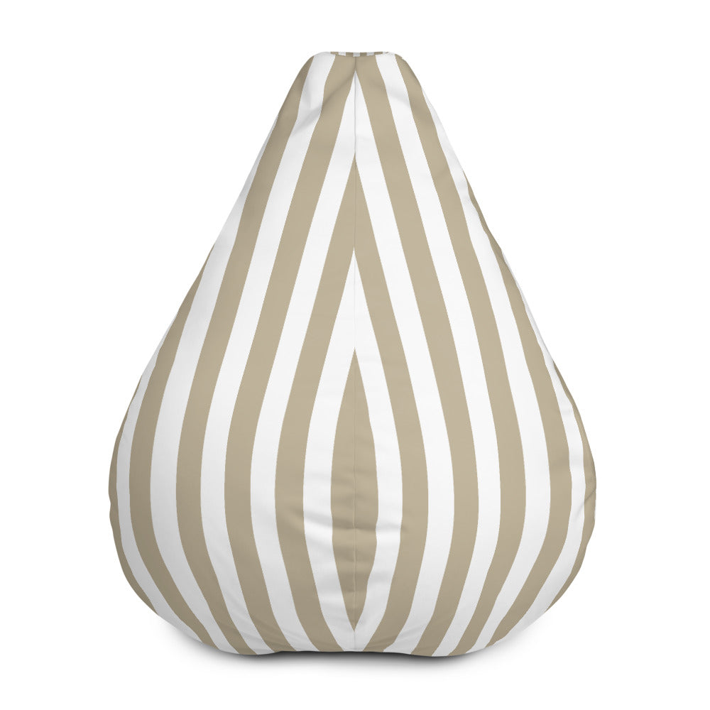 Caramelo Lines - Sustainably Made Bean Bag Chair Cover