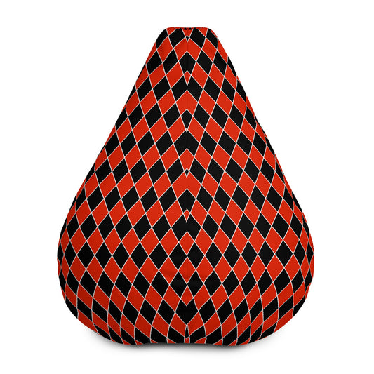 Red Diamond - Inspired By Harry Styles - Sustainably Made Hoodie Bean Bag Chair Cover
