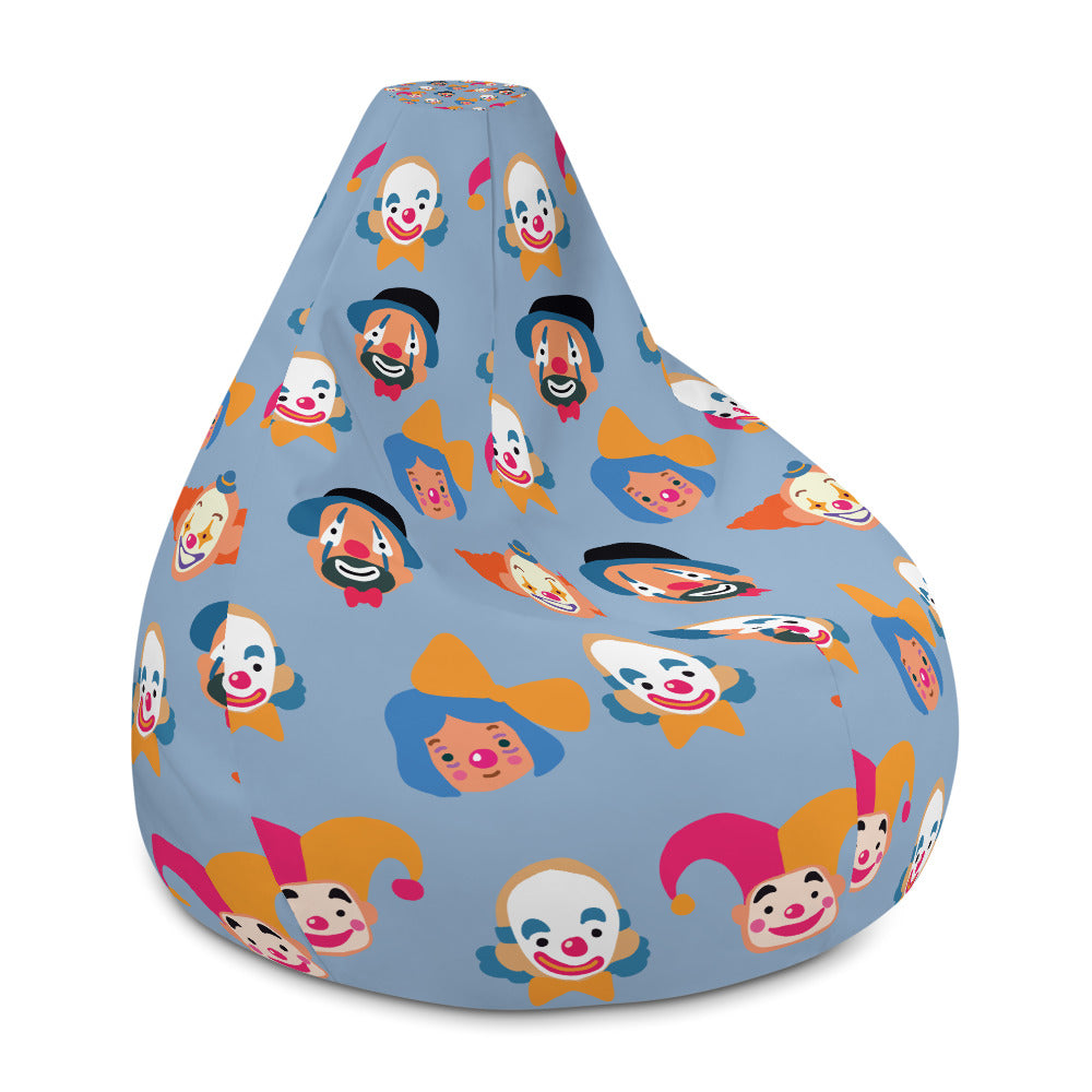 Clown Pattern - Sustainably Made Bean Bag Chair Cover
