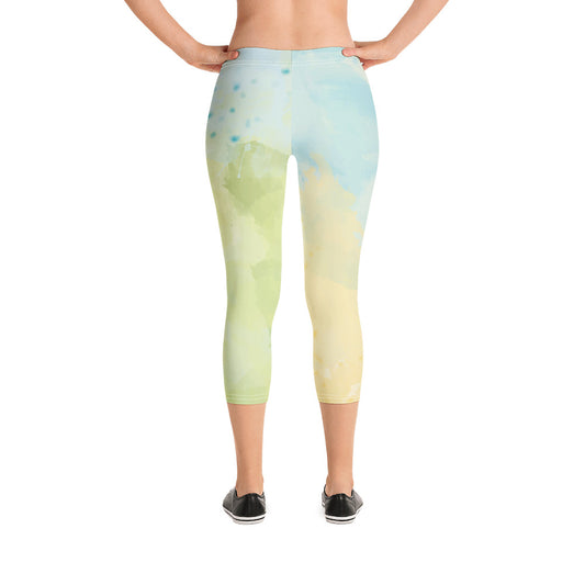 Water Color Abstract 1 - Sustainably Made Leggings