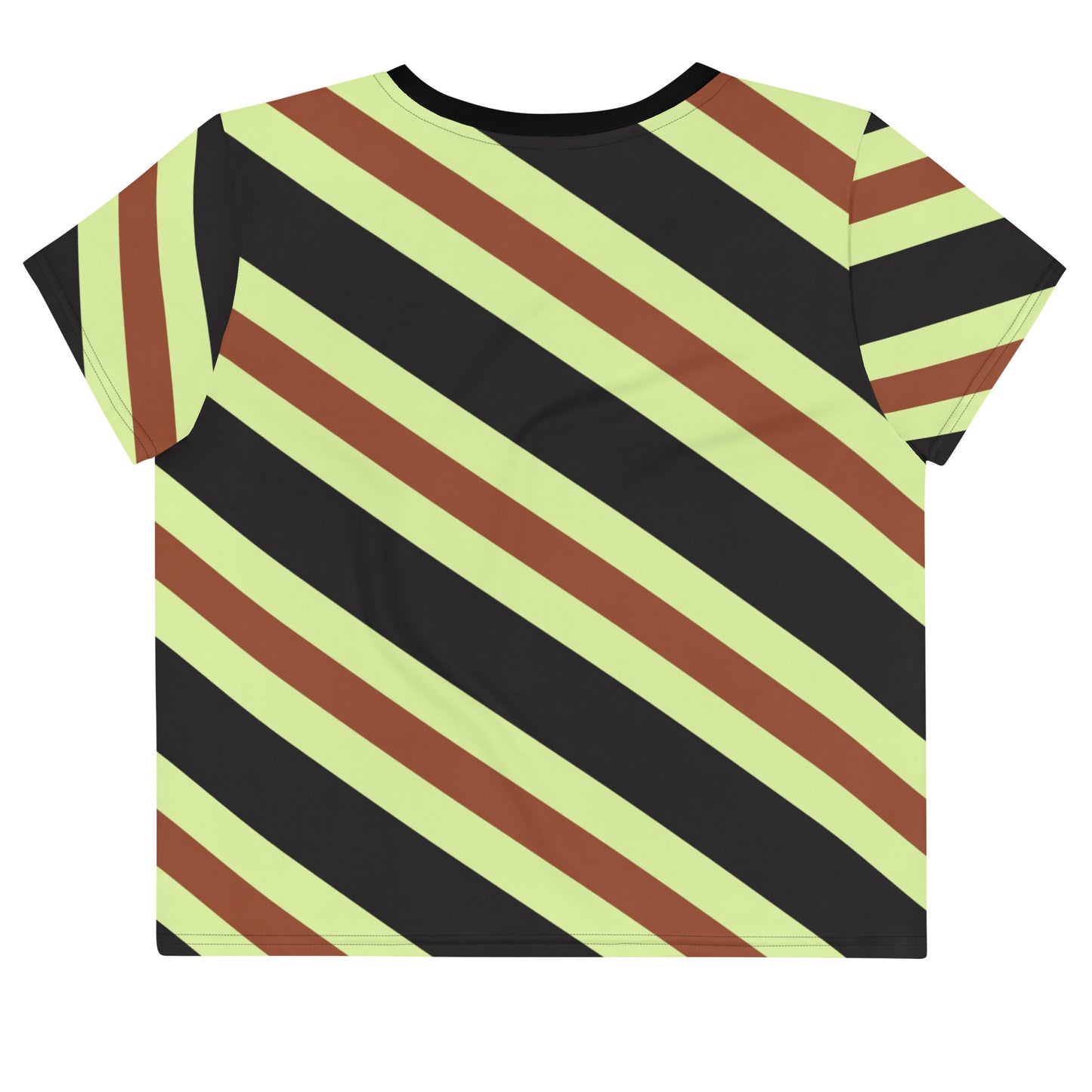 Retro Stripes - Inspired By Harry Styles - Sustainably Made Crop Tee