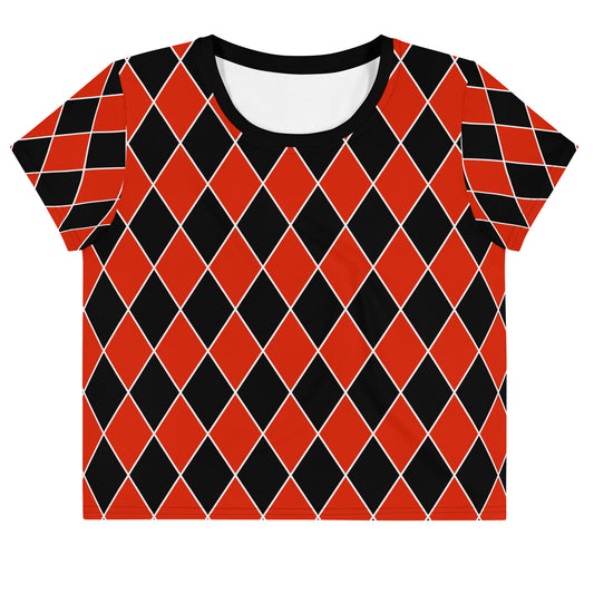 Red Diamond - Inspired By Harry Styles - Sustainably Made Crop Tee