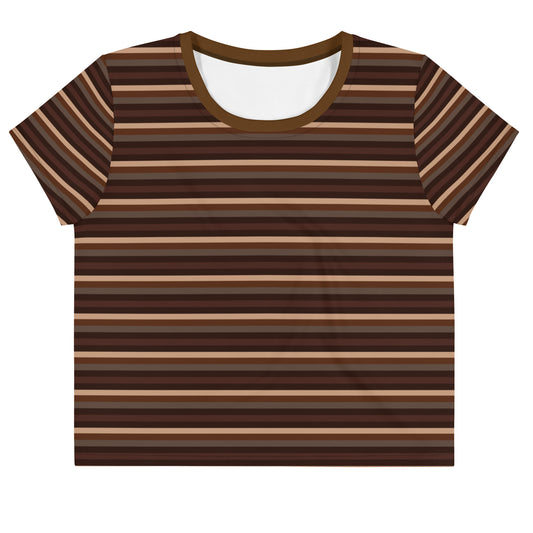 Retro Brown - Inspired By Taylor Swift - Sustainably Made Crop Tee