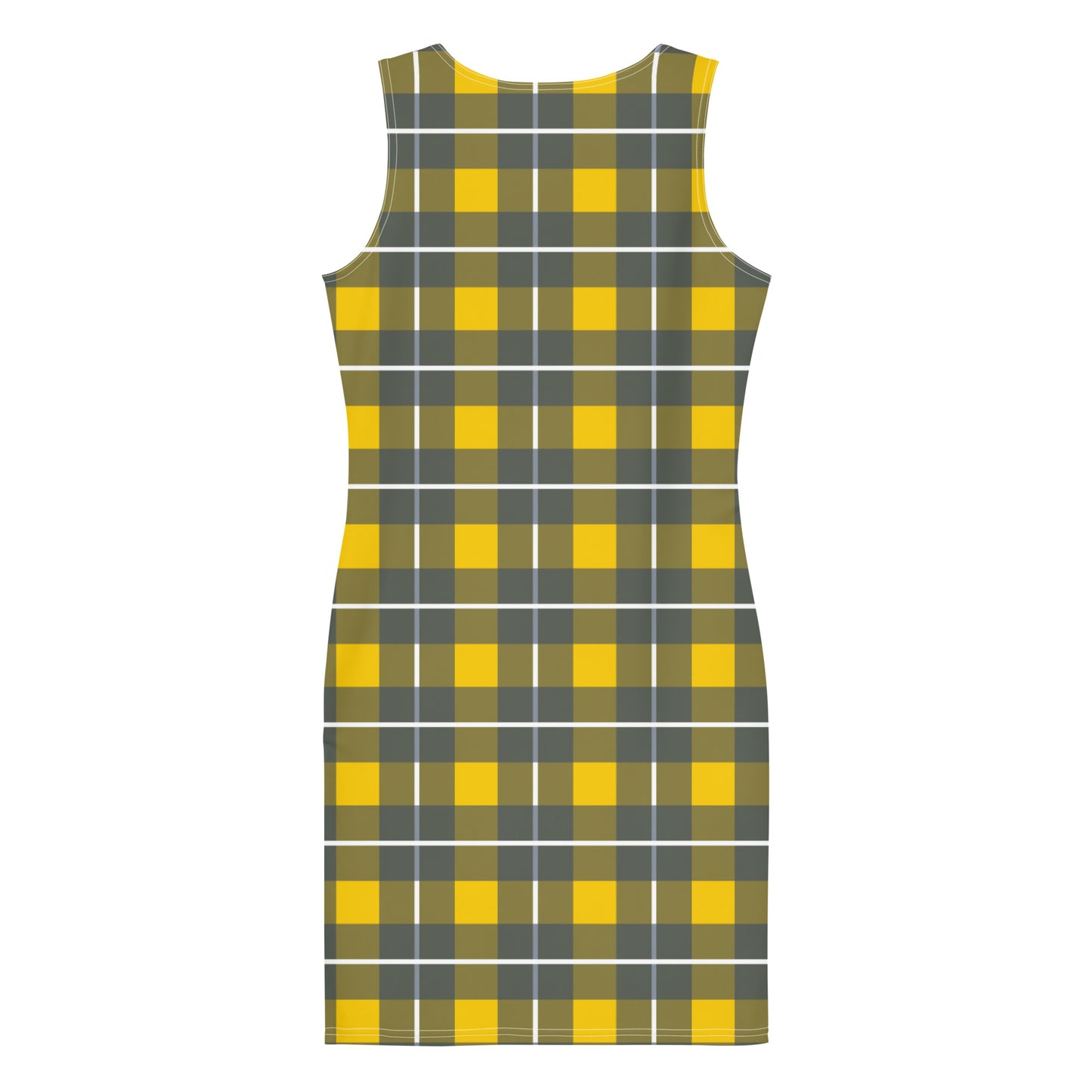 Yellow Tartan - Inspired By Harry Styles - Sustainably Made Dress