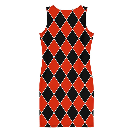 Red Diamond - Inspired By Harry Styles - Sustainably Made Dress