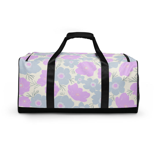 Pastel Floral - Sustainably Made Duffle Bag
