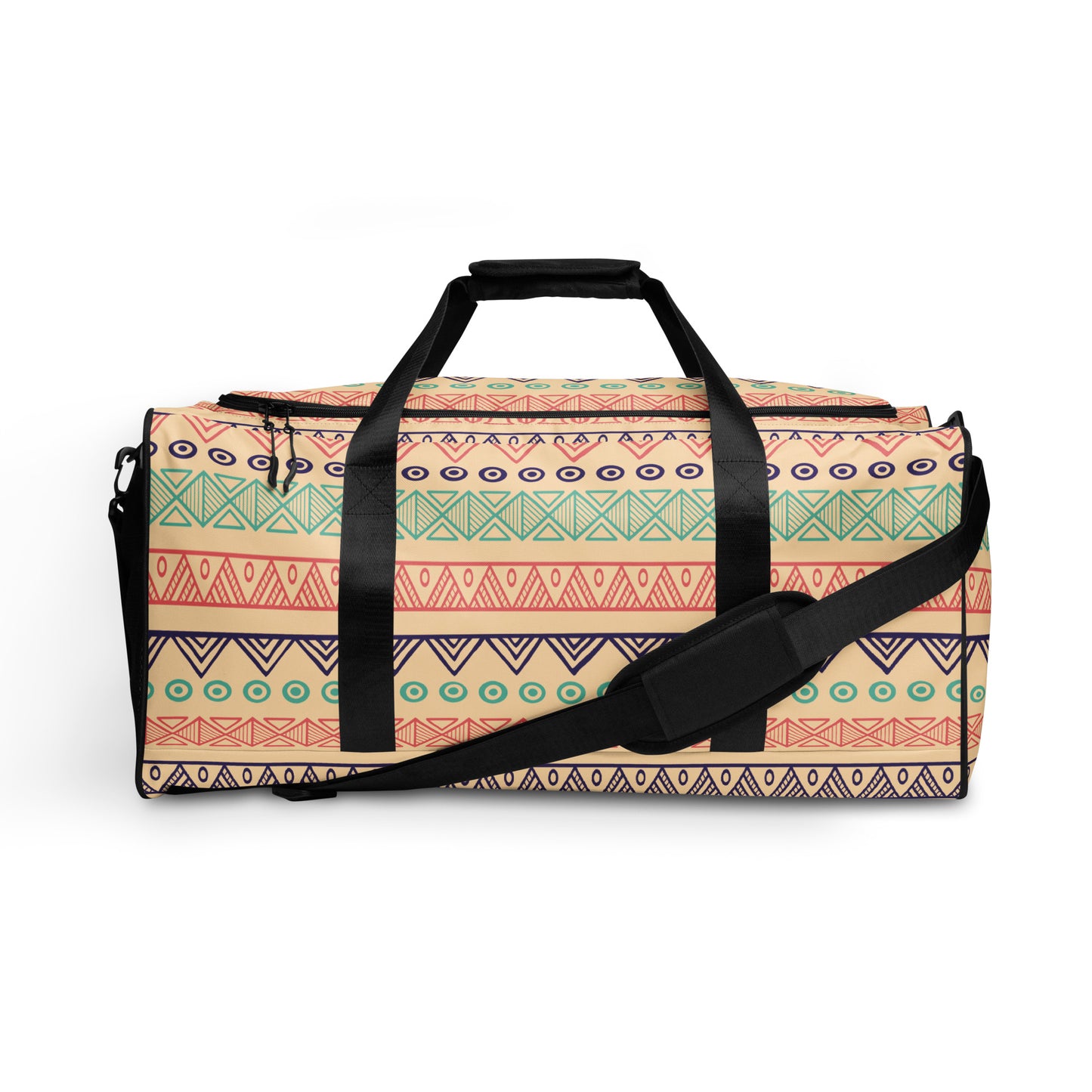 Hand Drawn Pattern - Sustainably Made Duffle Bag