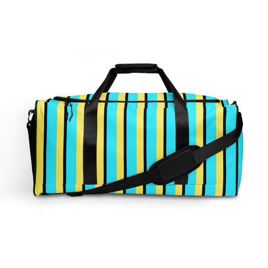 Vintage Stripes - Inspired By Harry Styles - Sustainably Made  Duffle bag