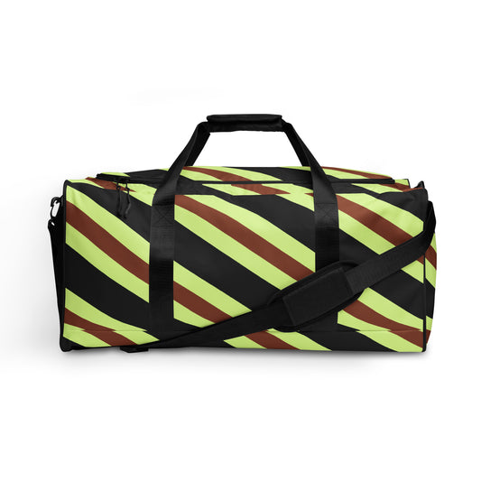 Retro Stripes - Inspired By Harry Styles - Sustainably Made  Duffle bag