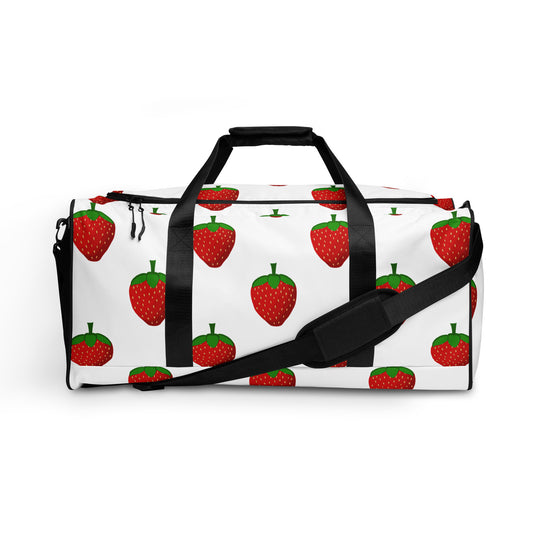 Strawberry Party - Inspired By Harry Styles - Sustainably Made  Duffle bag