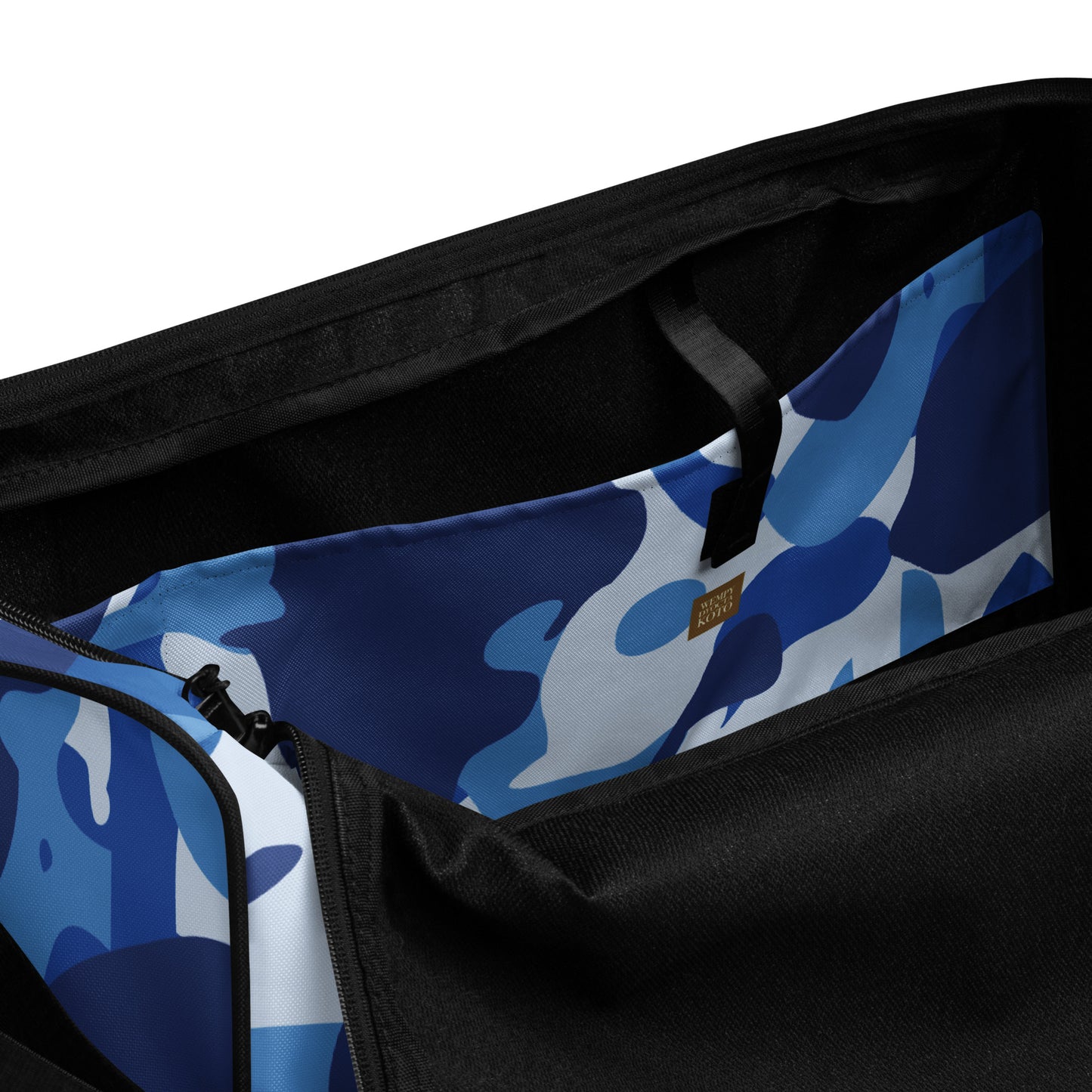 Blue Camo - Sustainably Made Duffle Bag