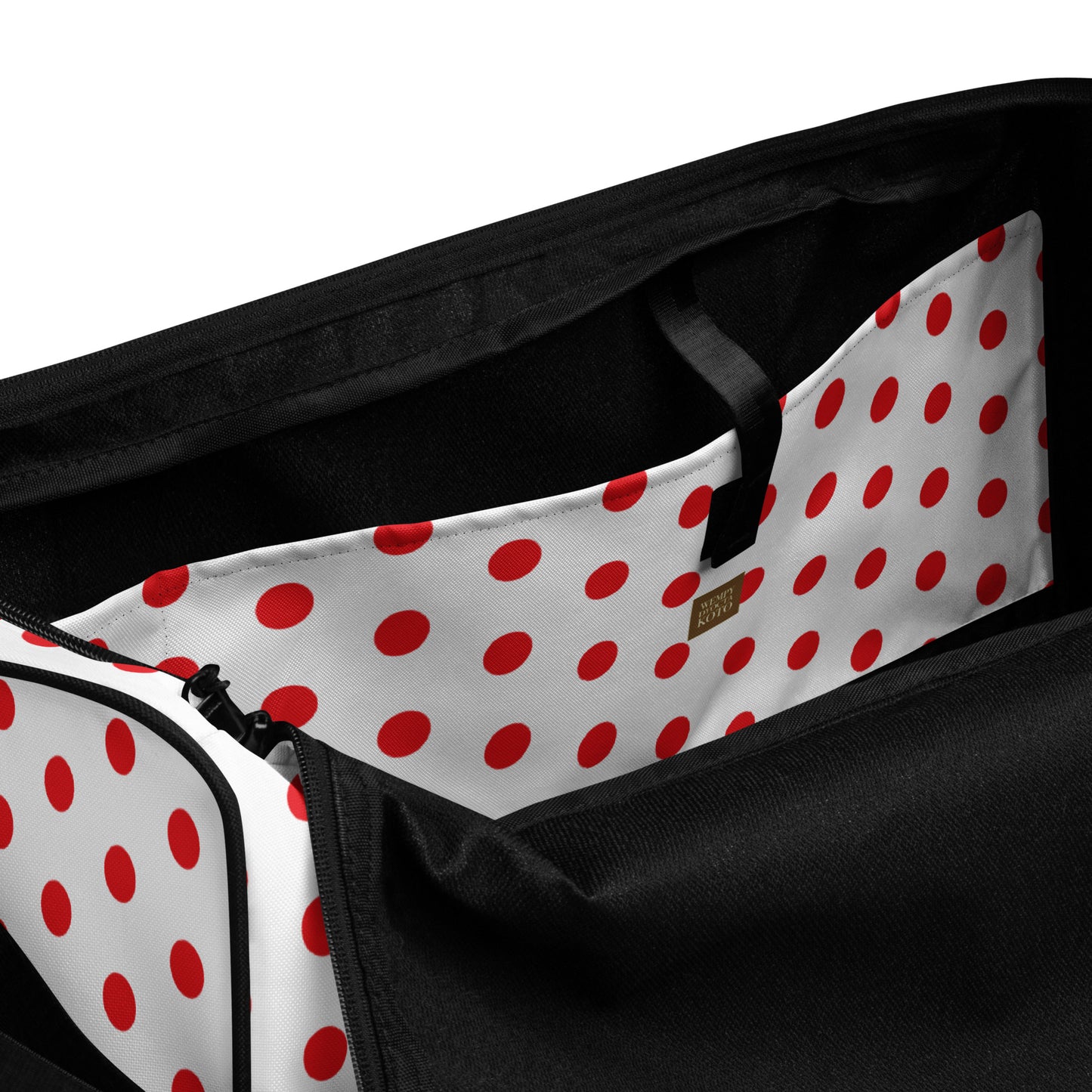 Red Polkadot - Inspired By Harry Styles - Sustainably Made Duffle bag