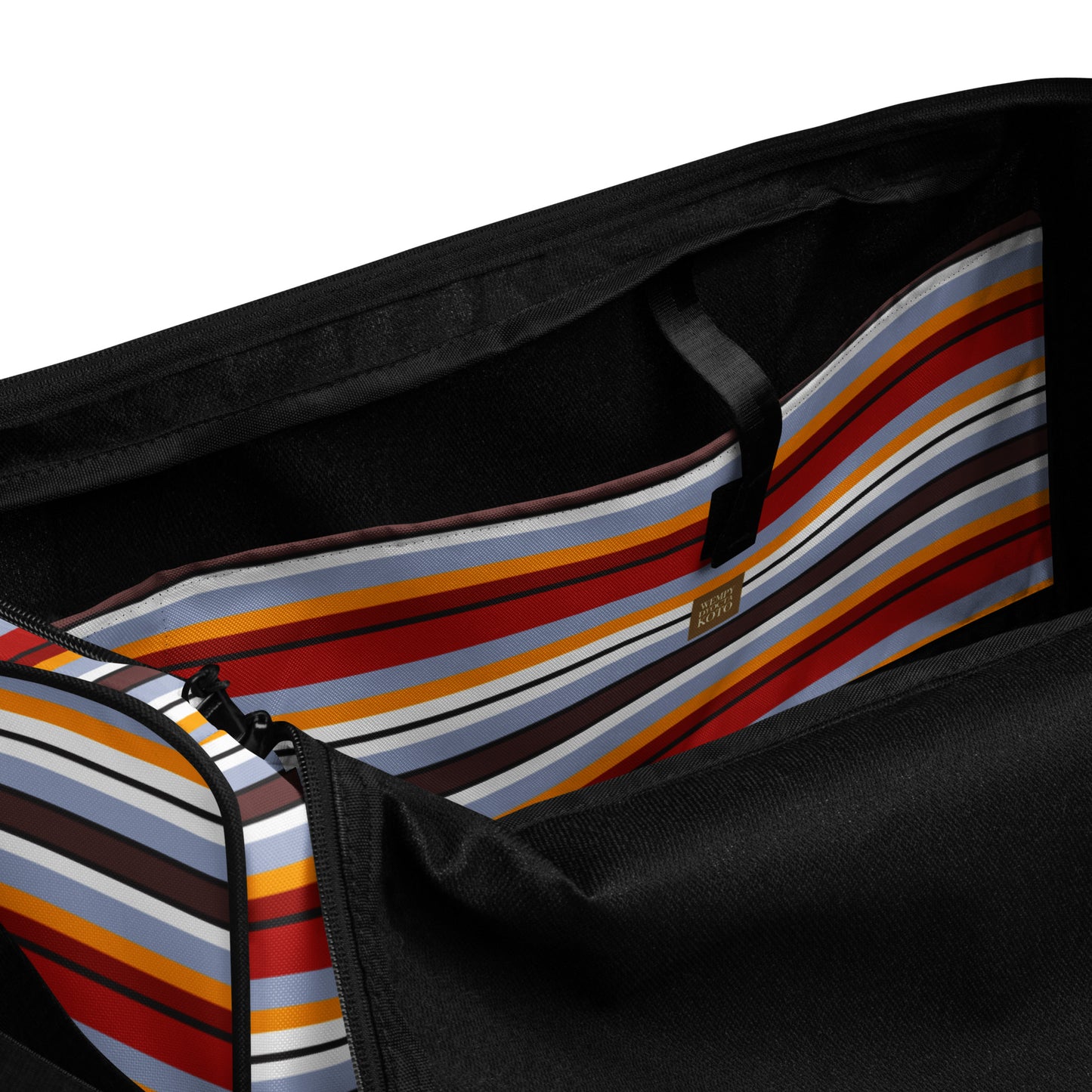 Multi Colored Lines - Inspired By Taylor Swift - Sustainably Made Duffle bag