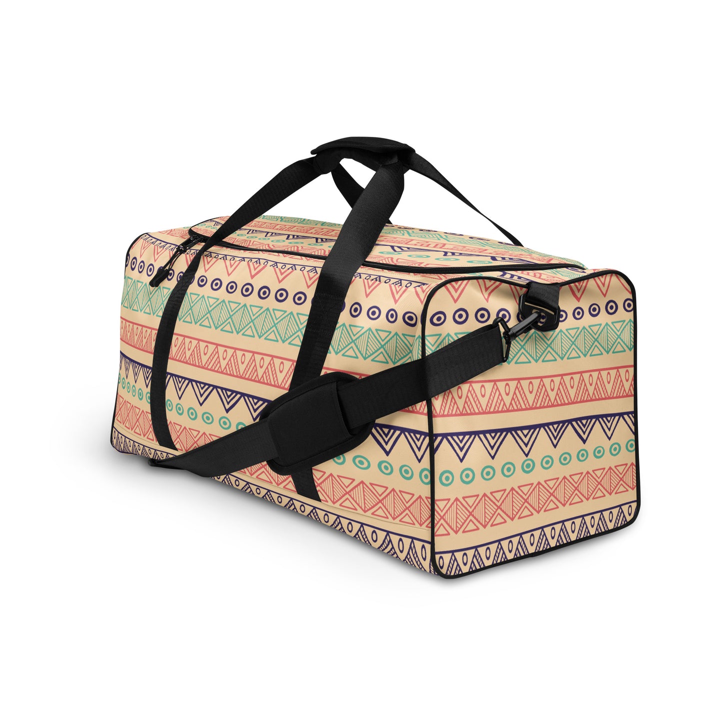 Hand Drawn Pattern - Sustainably Made Duffle Bag