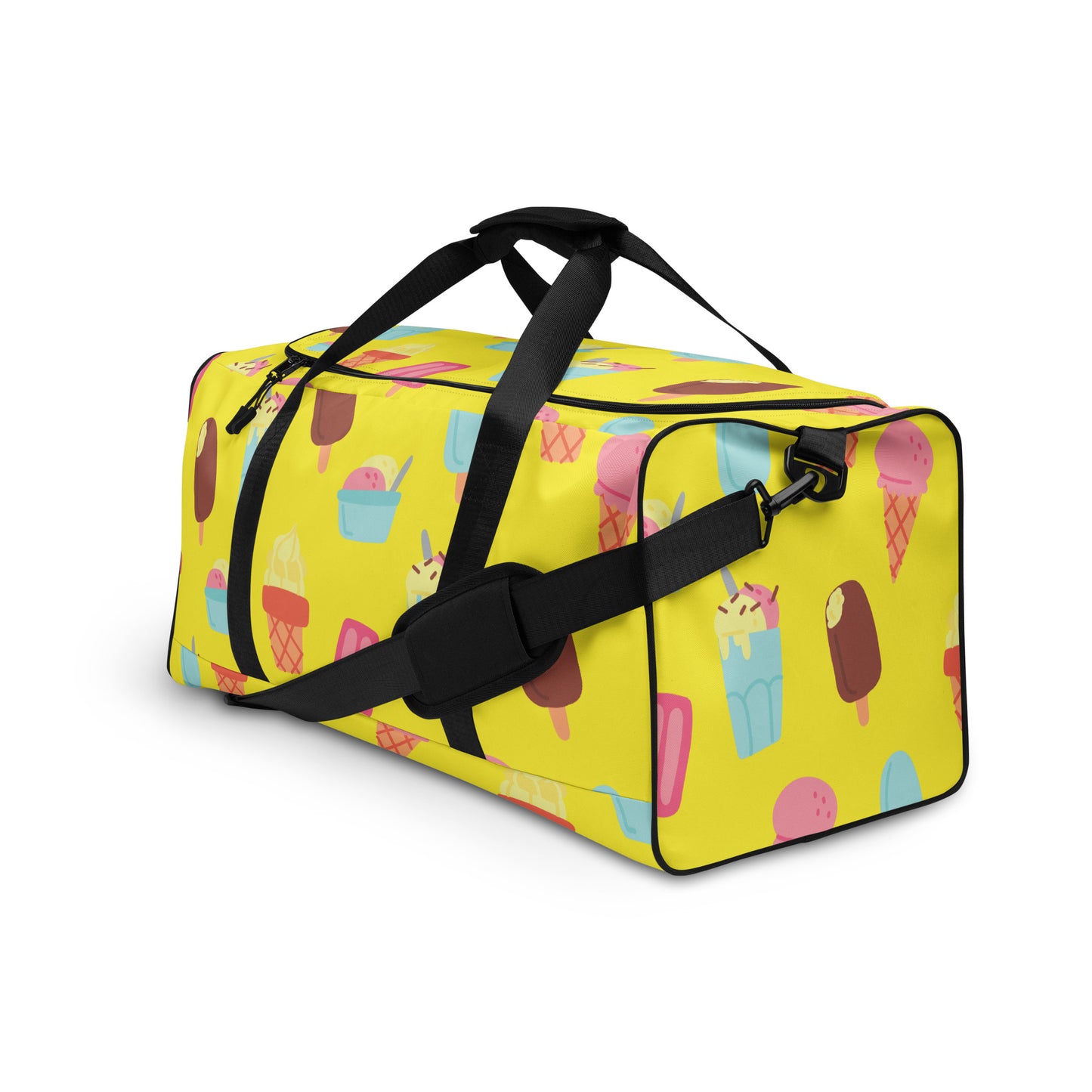 Summertime Ice Cream - Sustainably Made Duffle Bag