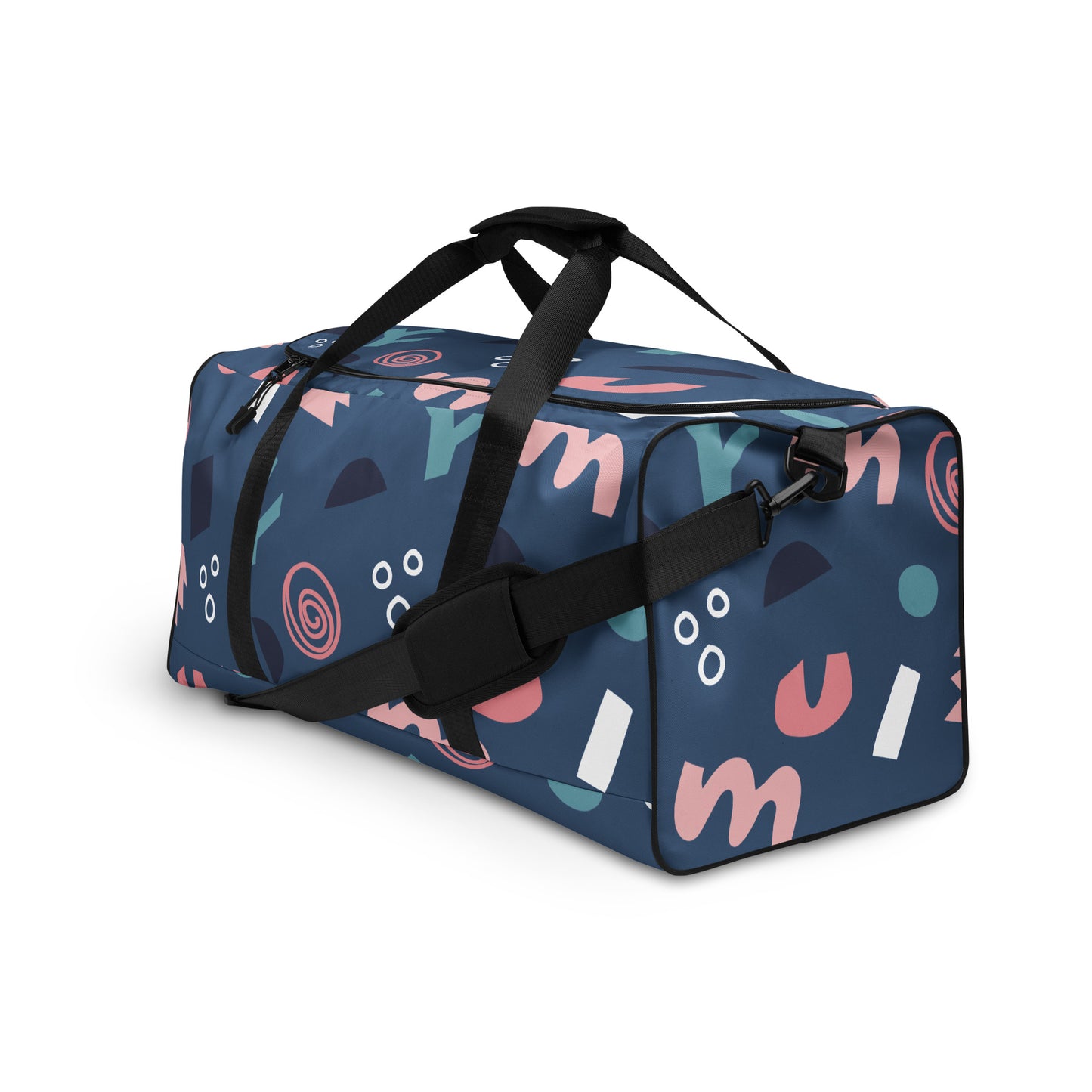 Abstract Shape - Sustainably Made Duffle Bag
