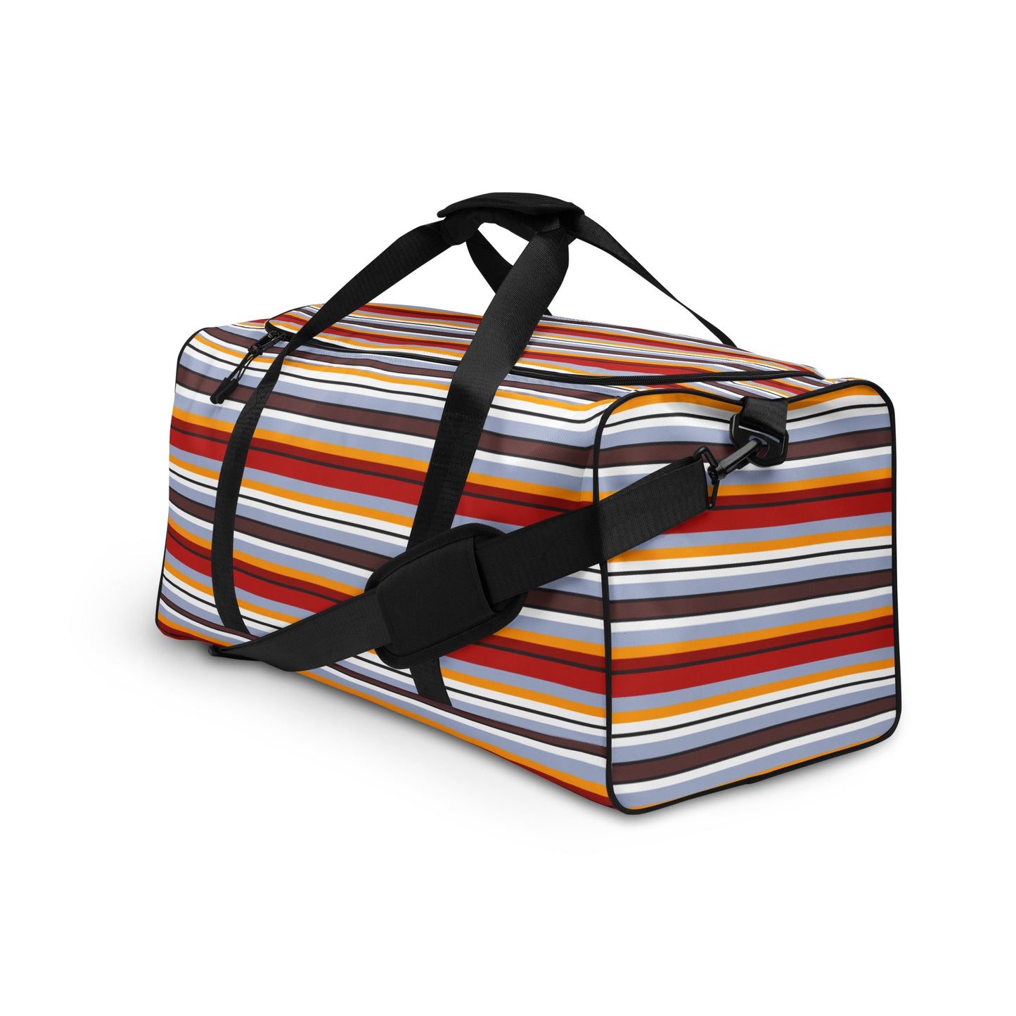 Multi Colored Lines - Inspired By Taylor Swift - Sustainably Made Duffle bag