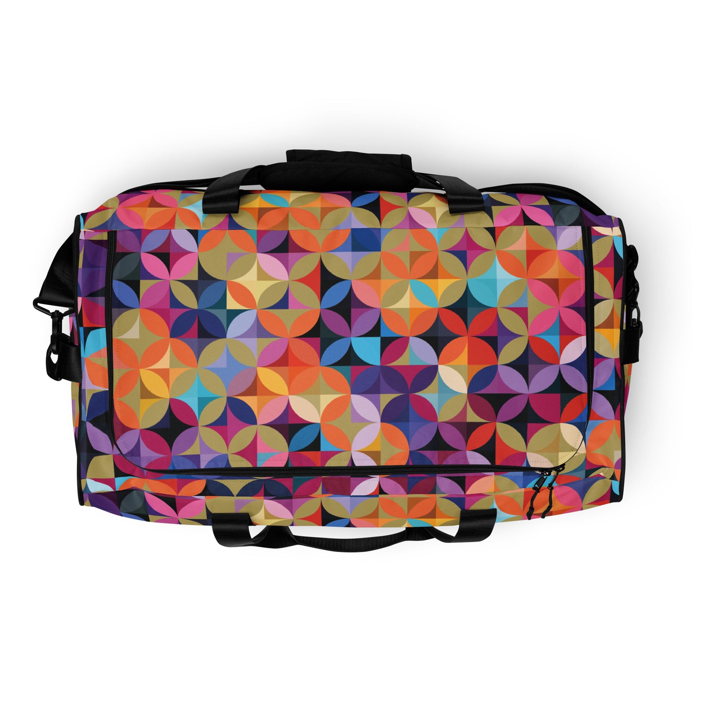 Multicolor illusions - Sustainably Made Duffle Bag