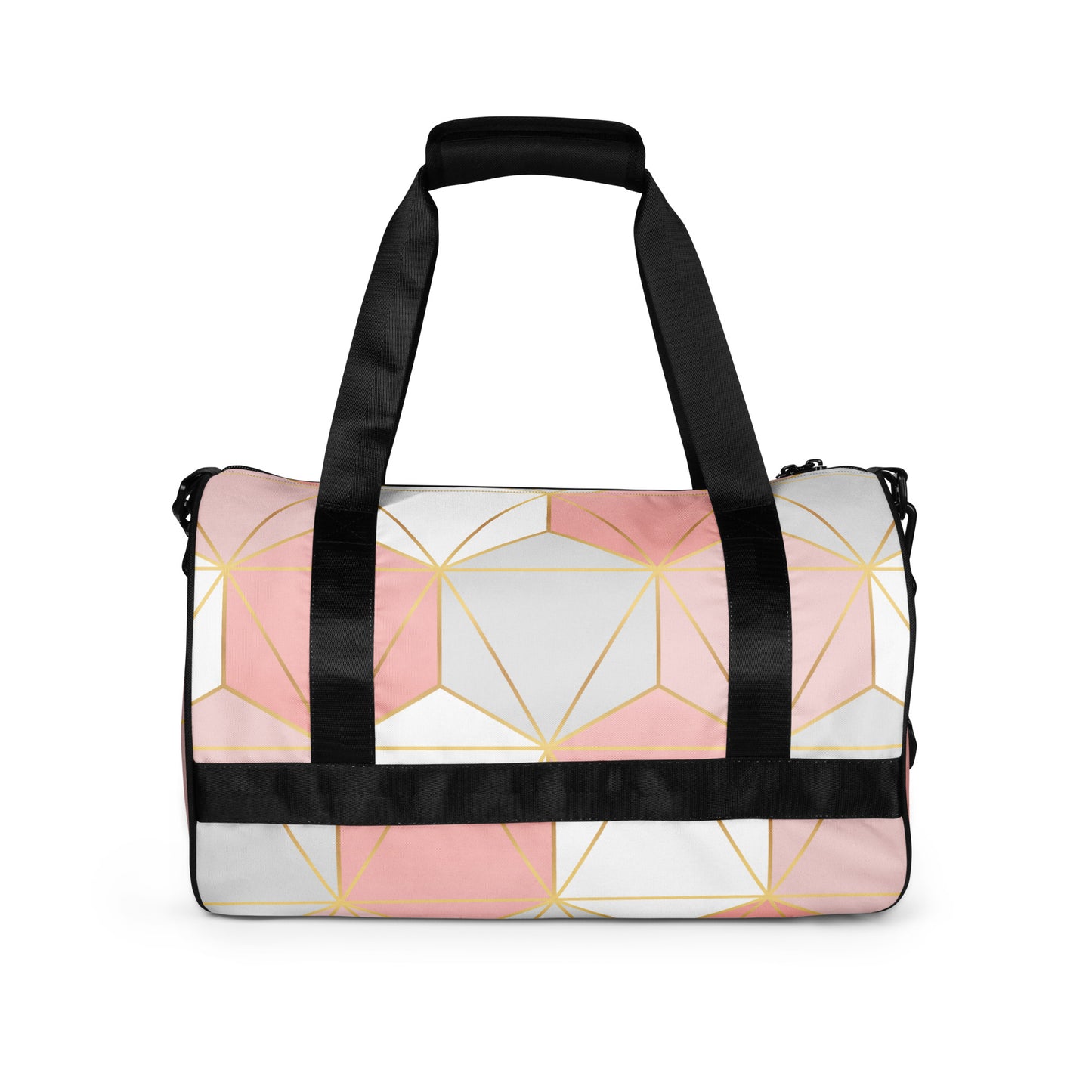Hexagonal Lines - Sustainably Made Gym Bag