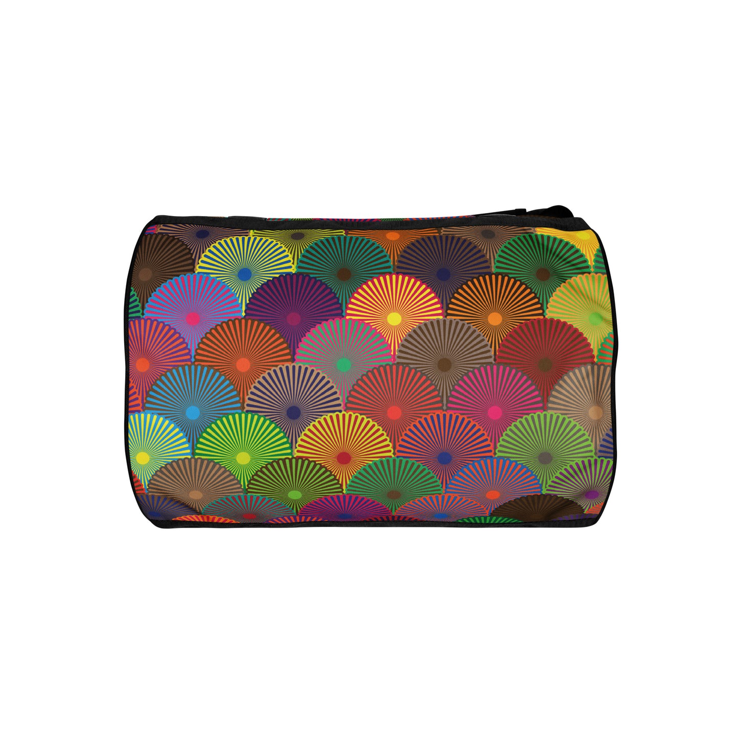 Colorful Flower Circle - Sustainably Made Gym Bag