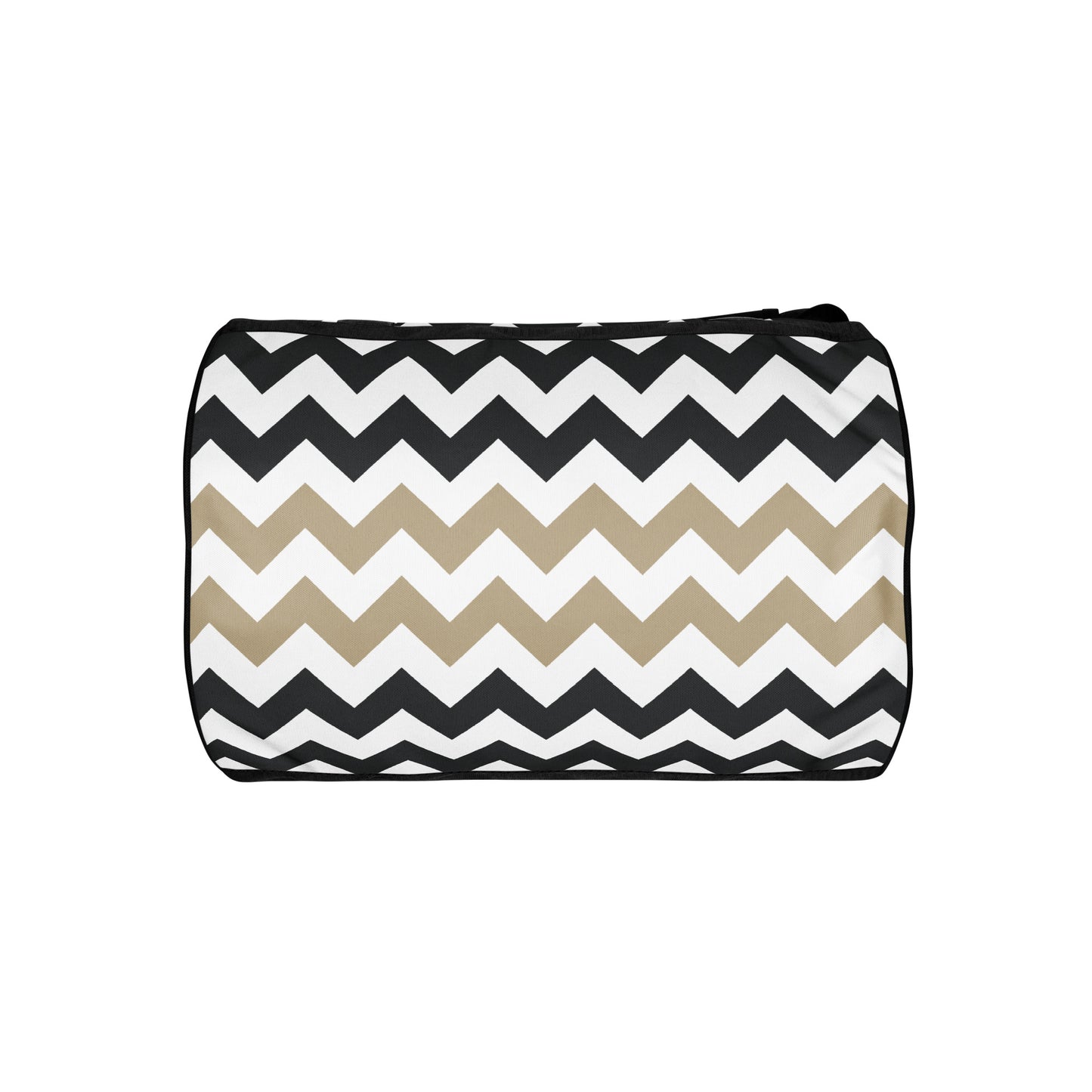 Two Tone Zigzag Pattern - Sustainably Made Gym Bag