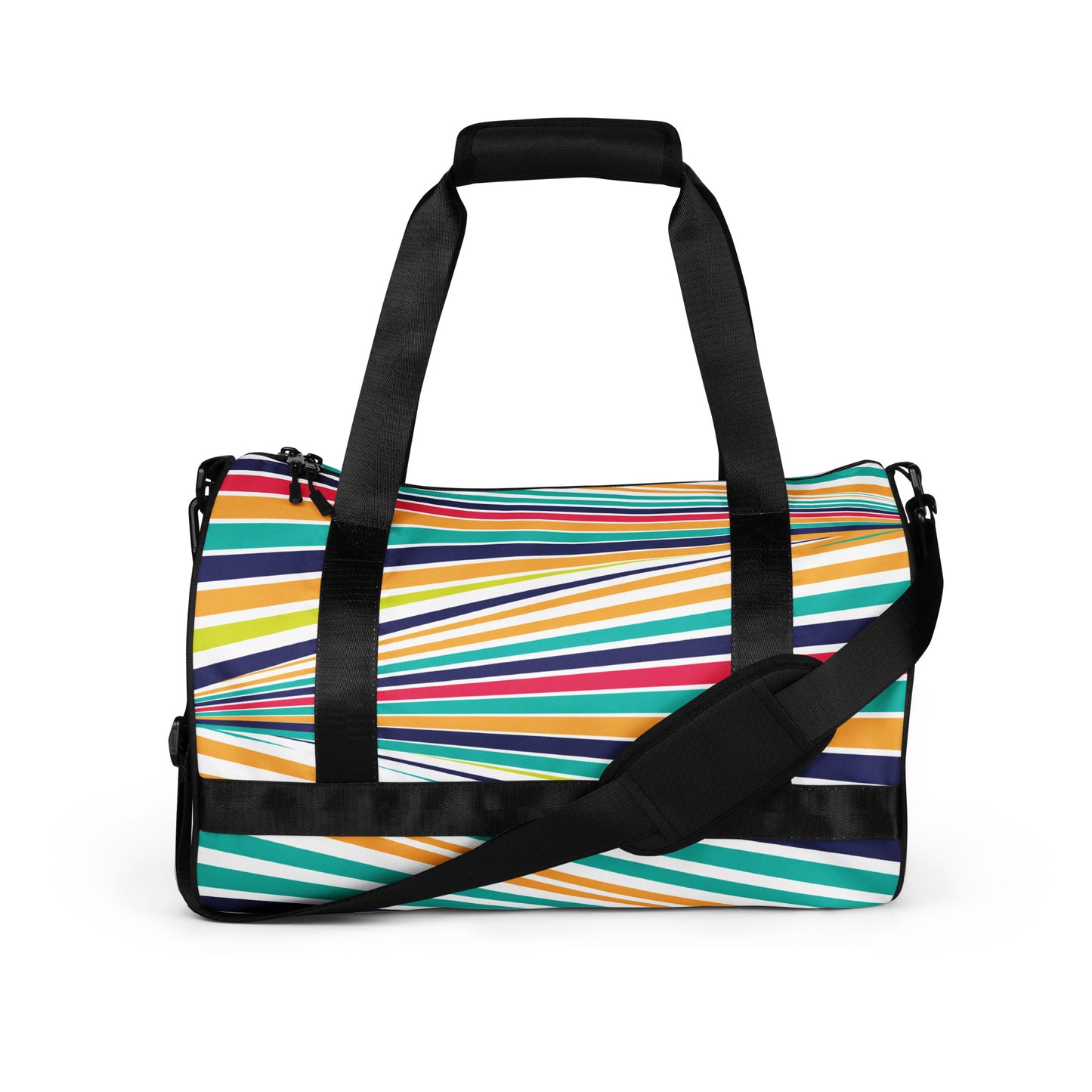 Abstract Straight Lines - Sustainably Made Gym Bag
