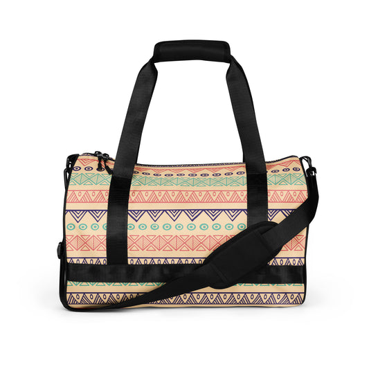 Hand Drawn Pattern - Sustainably Made Gym Bag