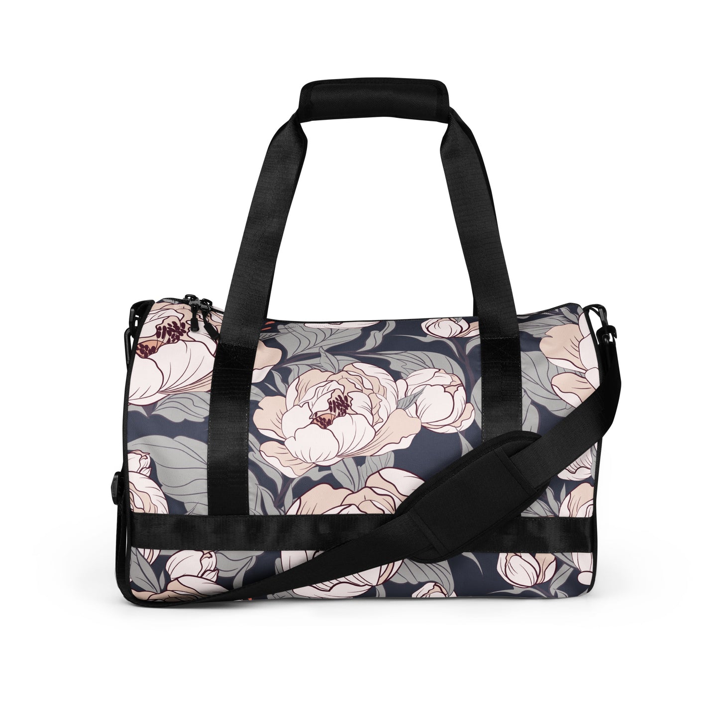 Flower Painting Pattern - Sustainably Made Gym Bag