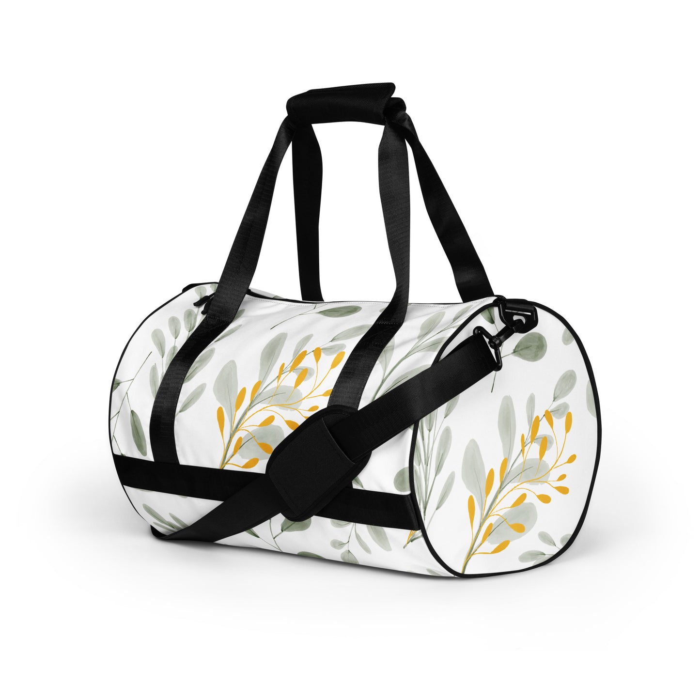 Watercolor Branch - Sustainably Made Gym Bag