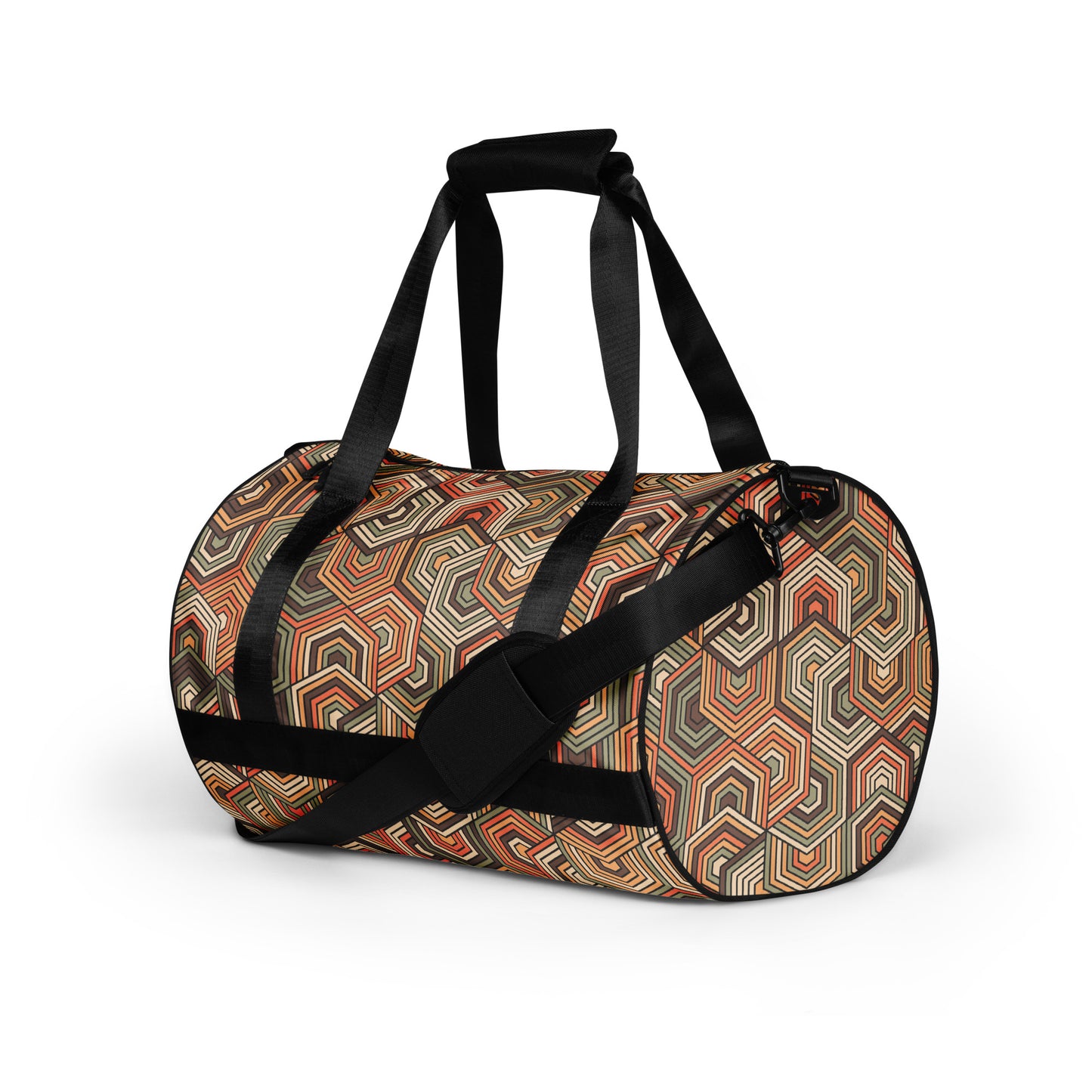 Hexagonal Pattern - Sustainably Made Gym Bag