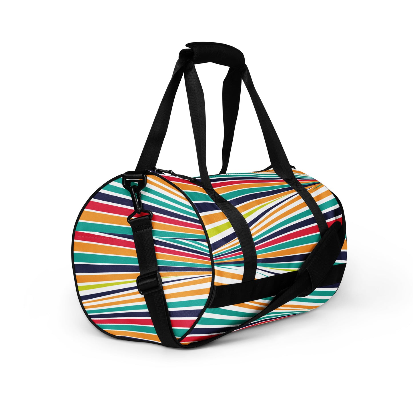 Abstract Straight Lines - Sustainably Made Gym Bag